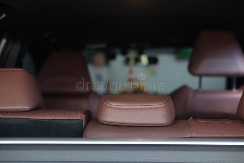 Back view of red car seat stock image. Image of chair 251117803