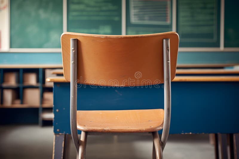 Premium Photo  Anime girl sitting at desk in classroom with other students  in background generative ai