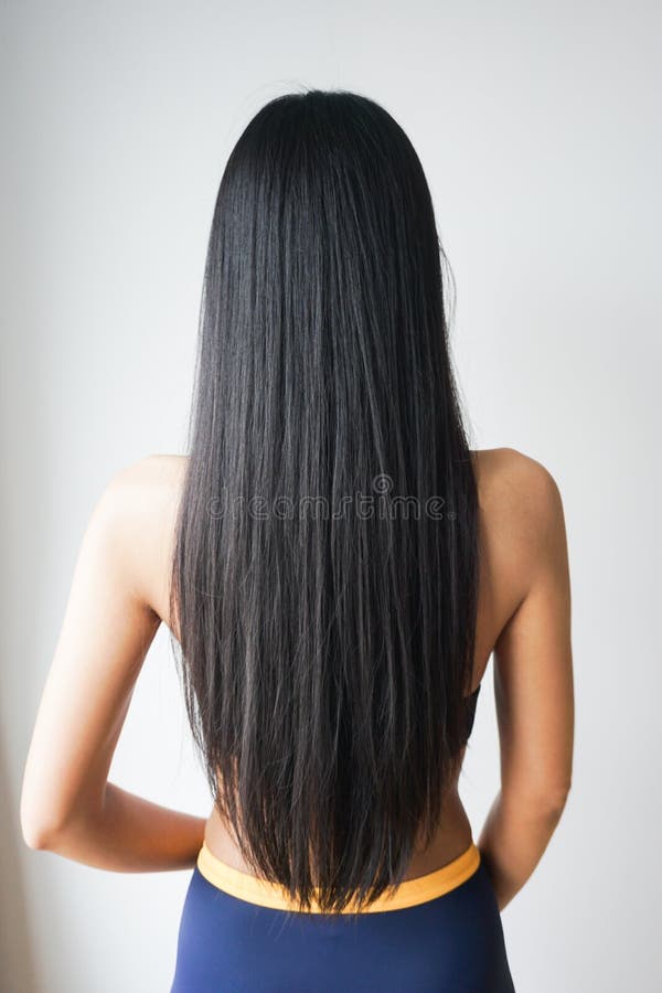 Back View of Woman with Beautiful Long Straight Black Hair Stock Image - Image of dark, glamour: 199843757 Back View of Woman with Beautiful Long Straight Black Hair Stock Image - Image of dark, glamour: 199843757