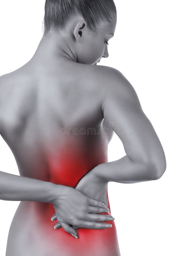 Backache royalty free stock image