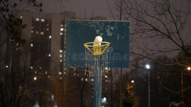 Backboard de basket banque de vidéos