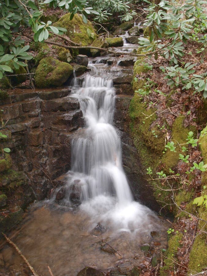 Backbone Rock Falls stock image. Image of flow, leaves 70454131