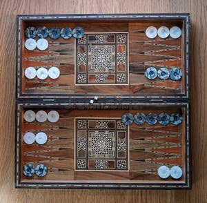 Backgammon Opening Position Of The Checkers Stock Photo Image Of 