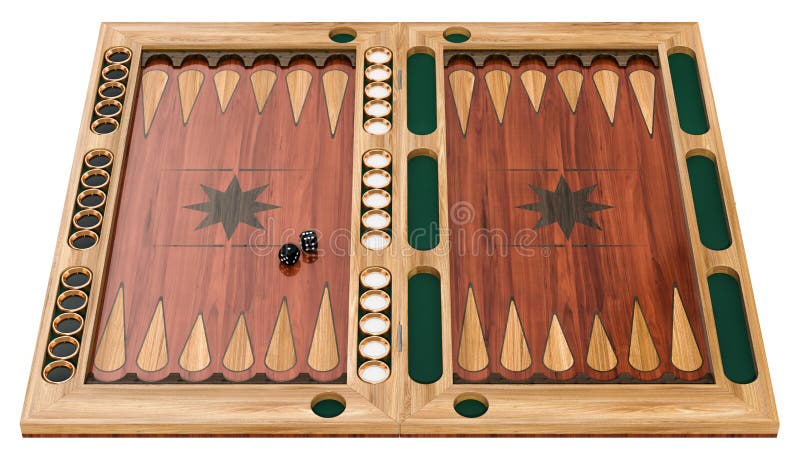 Backgammon, Board Game. 3d Rendering Stock Illustration - Illustration of  mentality, battle: 127847714