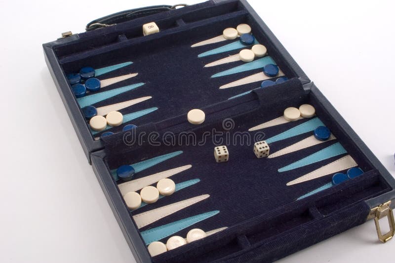 Backgammon Game stock photo