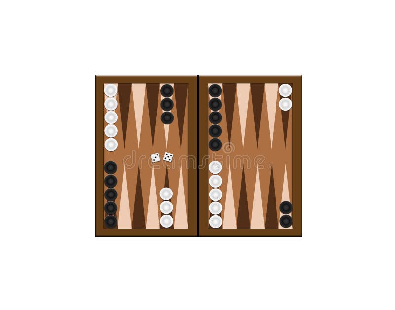 Backgammon illustration