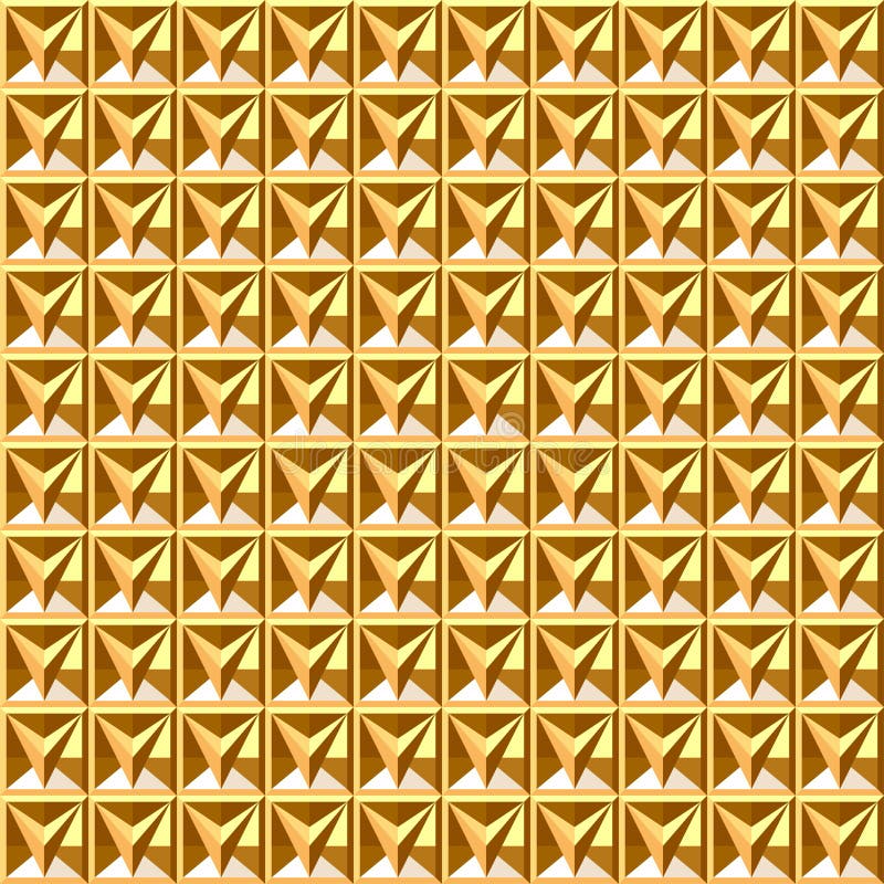 backgro modellato geometrico di struttura senza cuciture dorata illustrazione di stock backgro modellato geometrico di struttura senza cuciture dorata illustrazione di stock