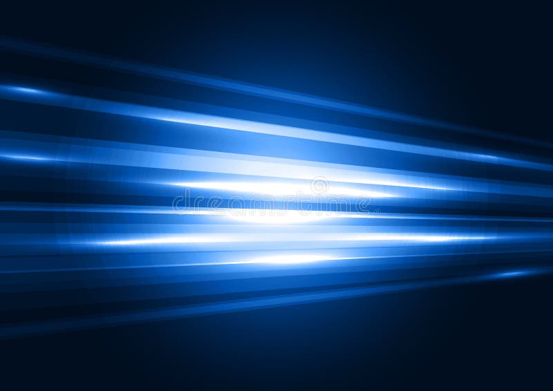 Backgrou transparente azul moderno do sumário da velocidade da luz da olá!-tecnologia