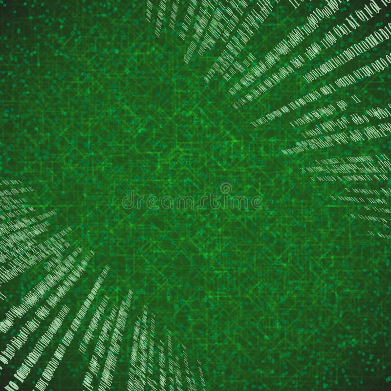 Background abstract binary code stock illustration