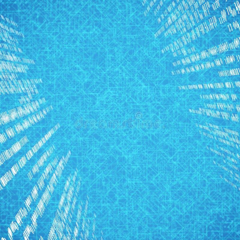 Background abstract binary code vector illustration