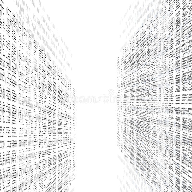 Background abstract binary code background abstract illustration vector illustration