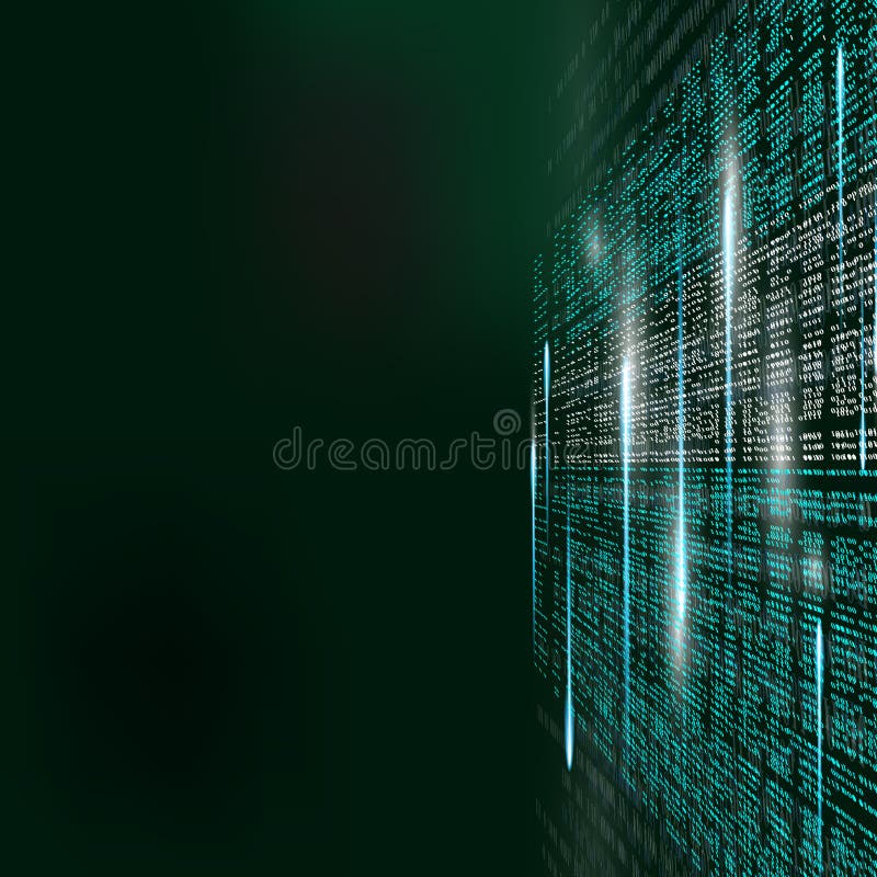 Background abstract binary code background abstract illustration vector illustration