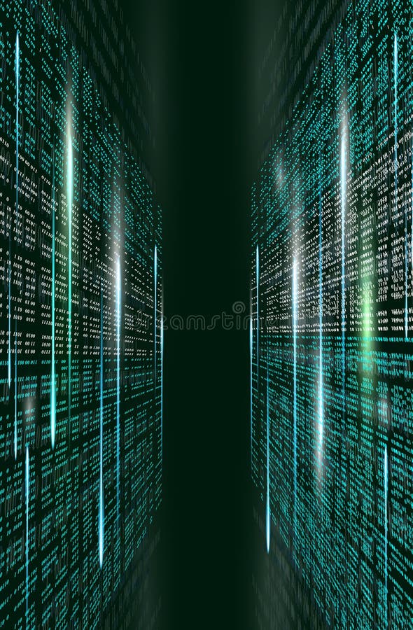 Background abstract binary code background abstract illustration royalty free illustration