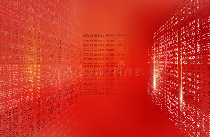 Background abstract illustration object binary code vector illustration
