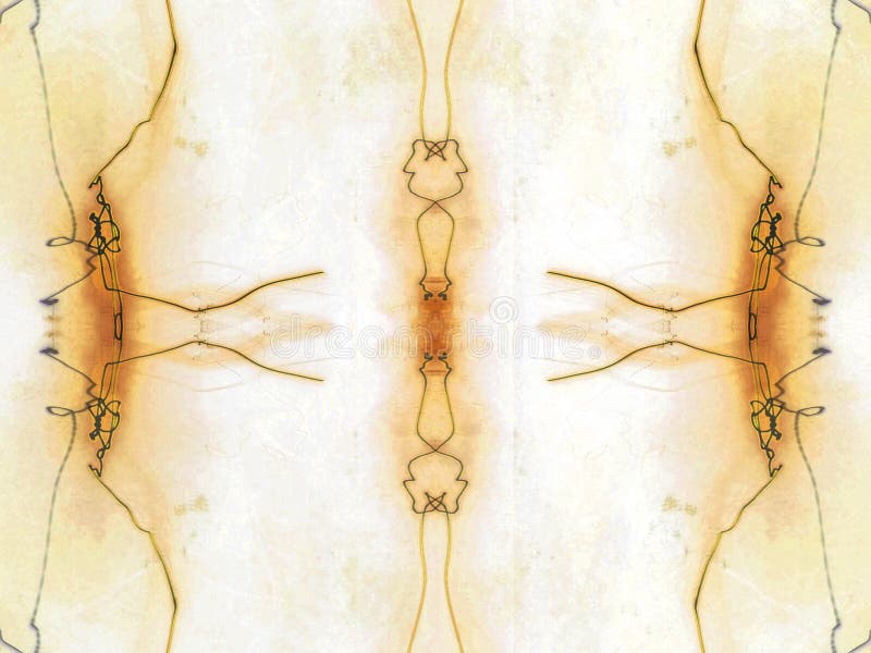Abstract reflection of wires stock illustration Abstract reflection of wires stock illustration