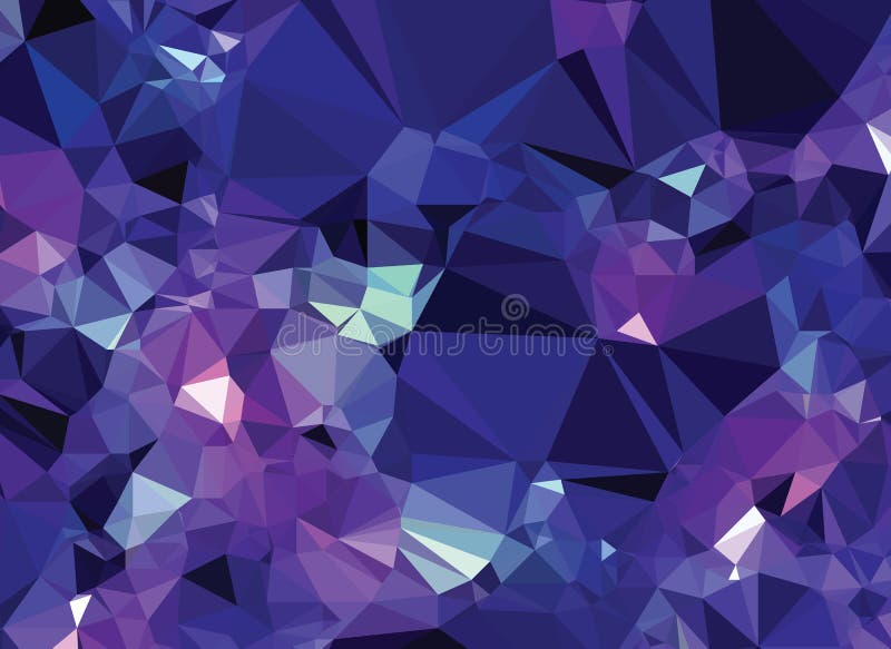 Background abstract triangle geometry pattern crystal universe royalty free illustration