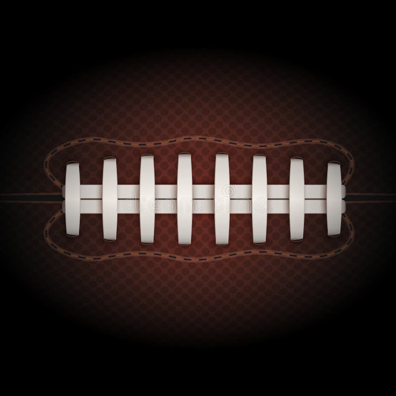 Background of American Football ball. Vector