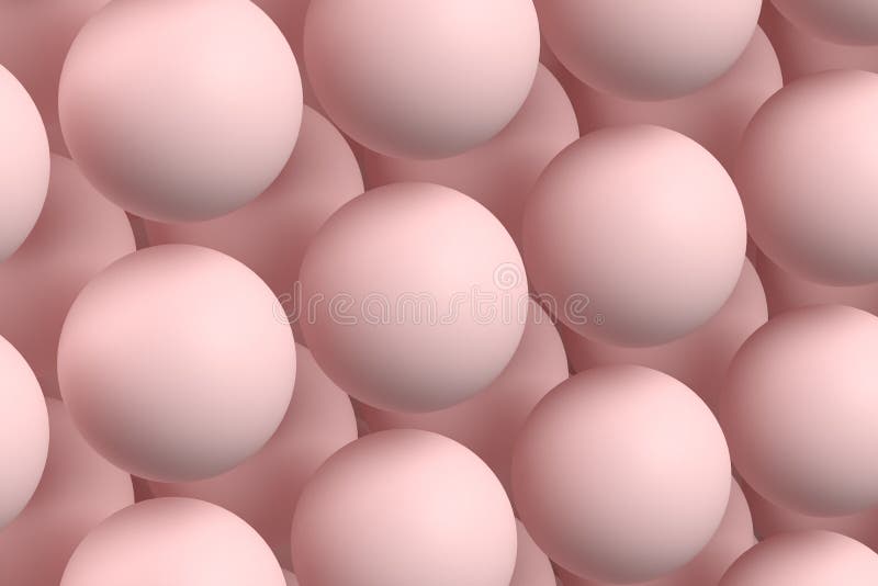 Background of pink balls stock illustration. Illustration of colorful