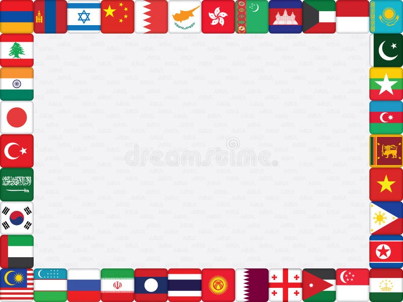 international flags border