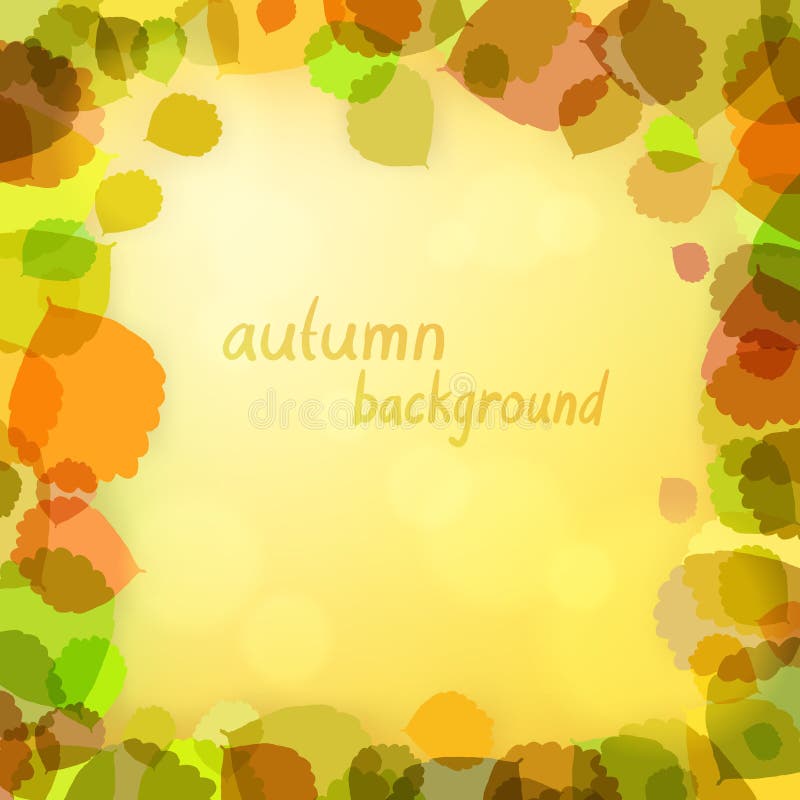 Background with autumn leaves stock illustration Background with autumn leaves stock illustration