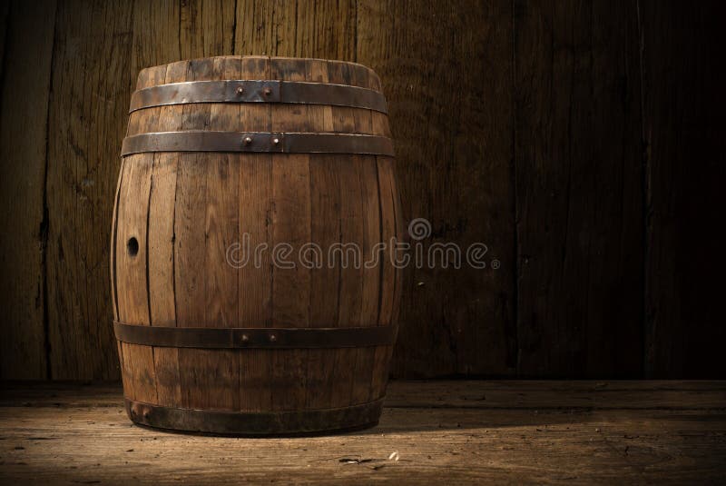 Background of barrel alcohol vinery wood