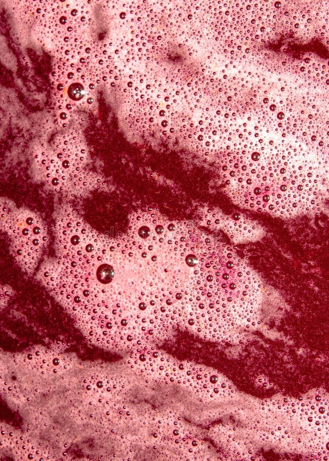 Beet juice with pulp. Background of beet juice.