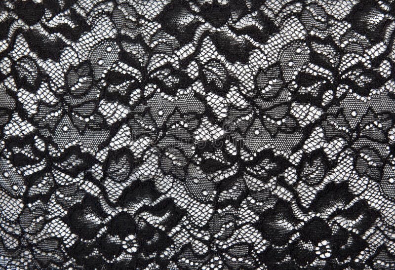 Background from black lace