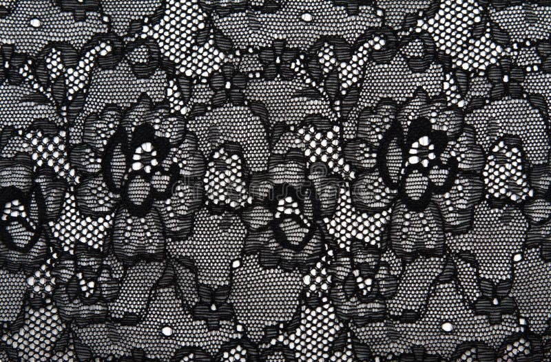 Background from black lace