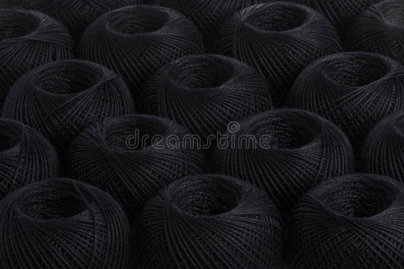 Background black yarn stock image. Image of string, skeins - 62637277