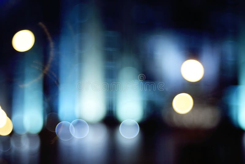 Background blur night lights through the glass. Window color reflection background stock images, royalty-free photos and pictures