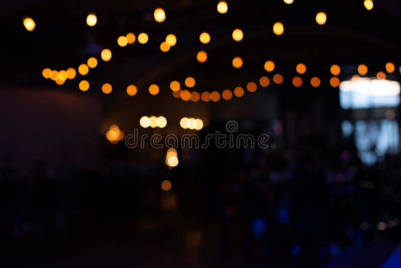 Background Blur Street Lights and Garlands Stock Photo - Image of blurred,  city: 158362510