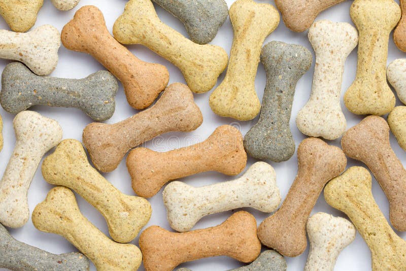 Background of Bone Shaped Dog Treats Stock Image Image of bone