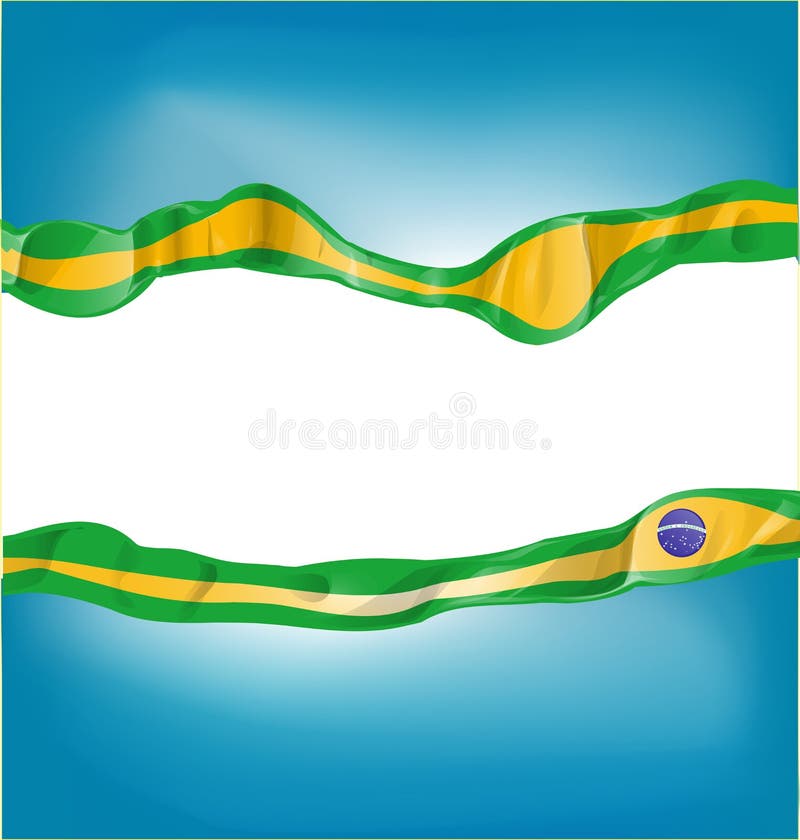 Brazil flag background stock vector. Illustration of stripes 30255518