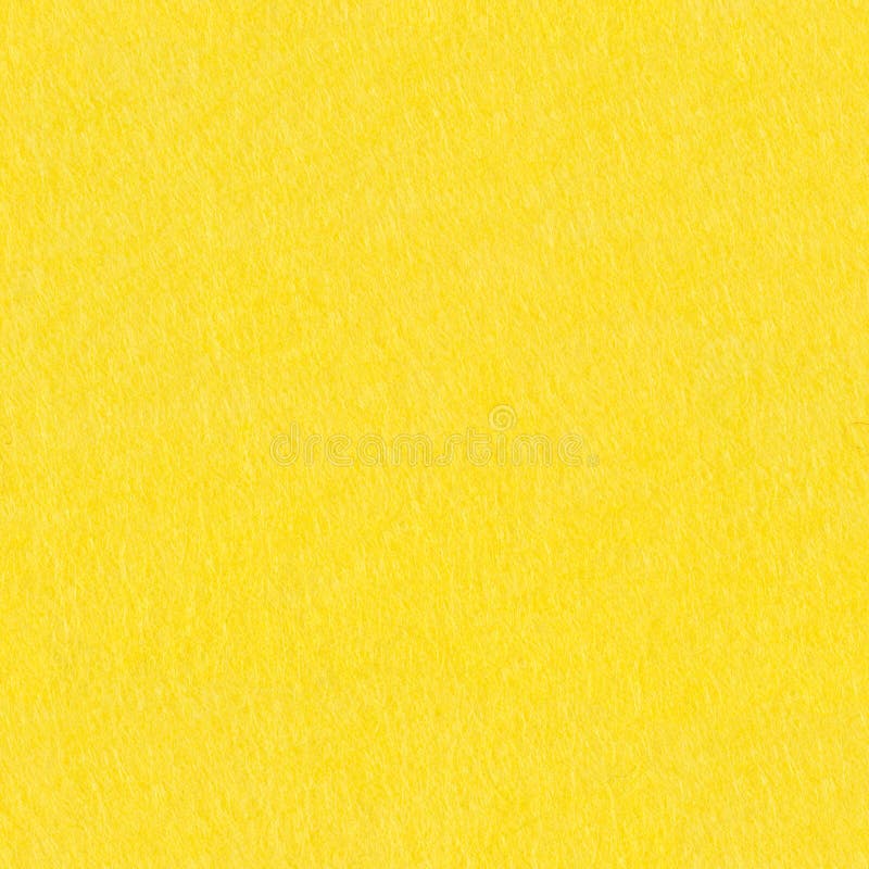 Background of Bright Yellow Felt. Seamless Square Texture, Tile Ready