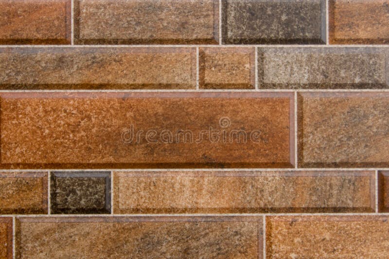 Background of Brown Ceramic Tile,brown Brick Tile Background Stock Photo Image of block, brick