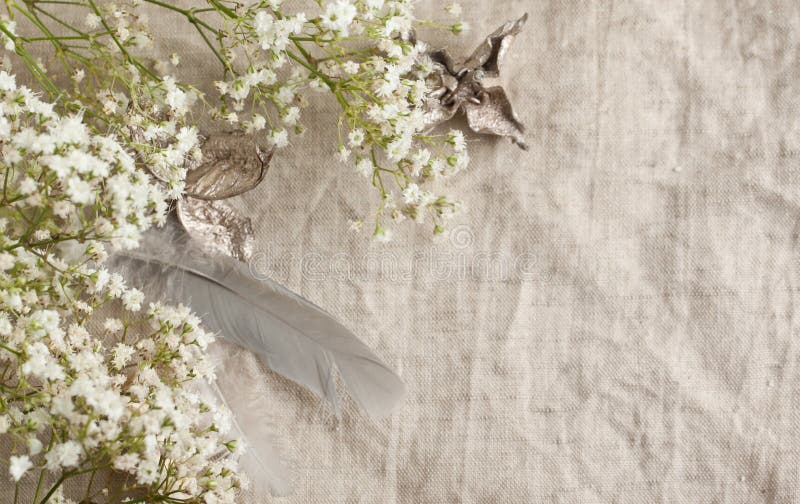 Background with Bunch of Baby Sbreath Stock Photo Image of floral