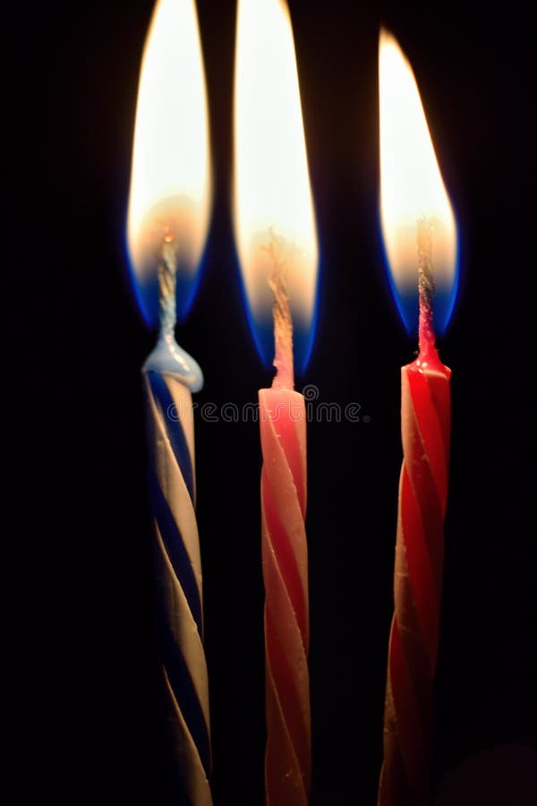 Background Burning Birthday Cake Candles Stock Photo Image of holiday