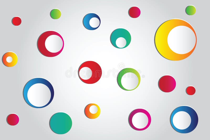 Background with circles royalty free illustration