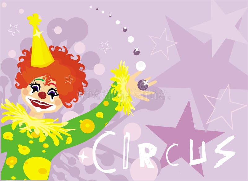 Background with clown