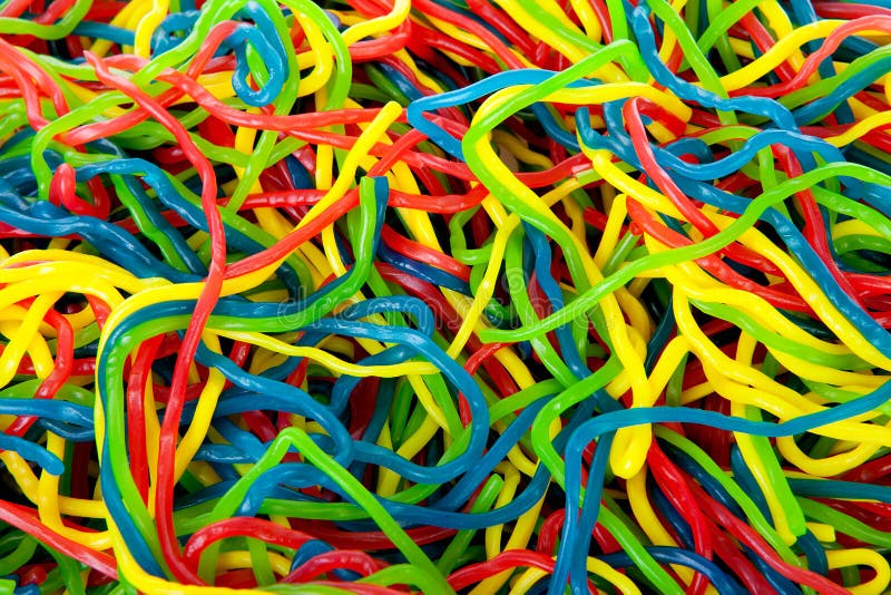 Background of Colorful Fruit Laces Candy Stock Image Image of sweets