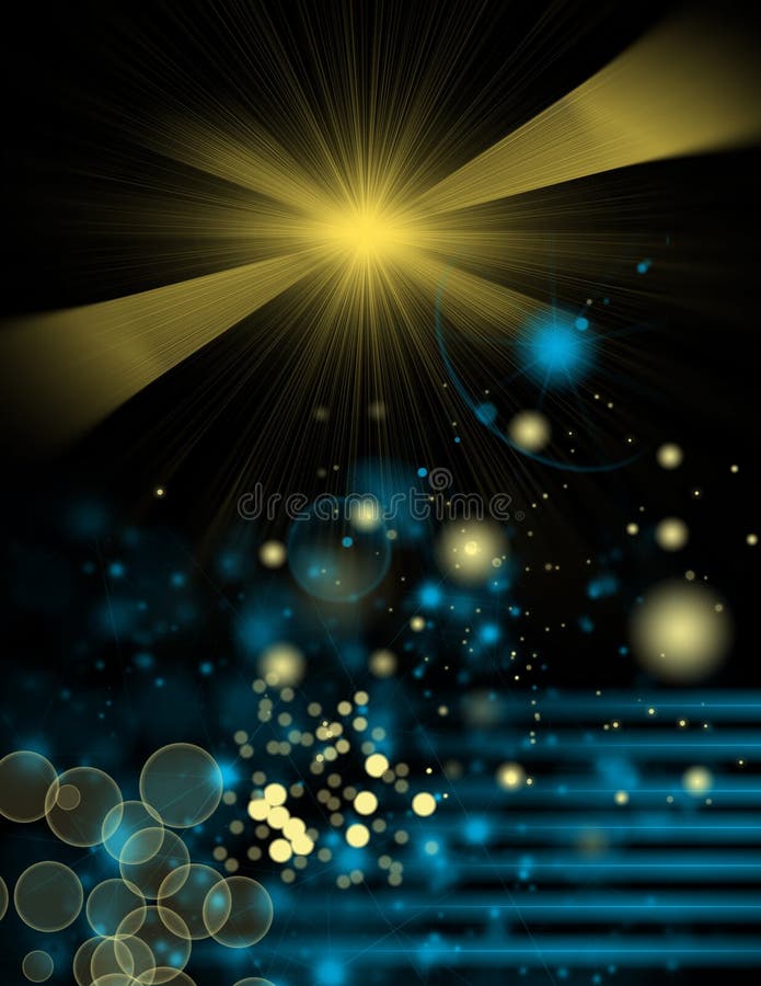 Background with colorful lights stock illustration