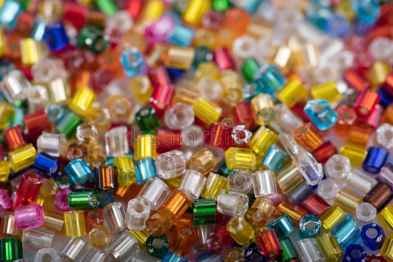 Background of Colorful Plastic Beads Stock Image Image of cone