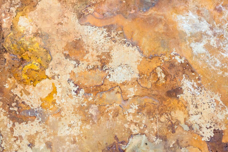 Background of concrete with rust spots stock photo