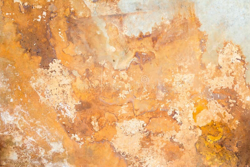 Background of concrete with rust spots stock photo