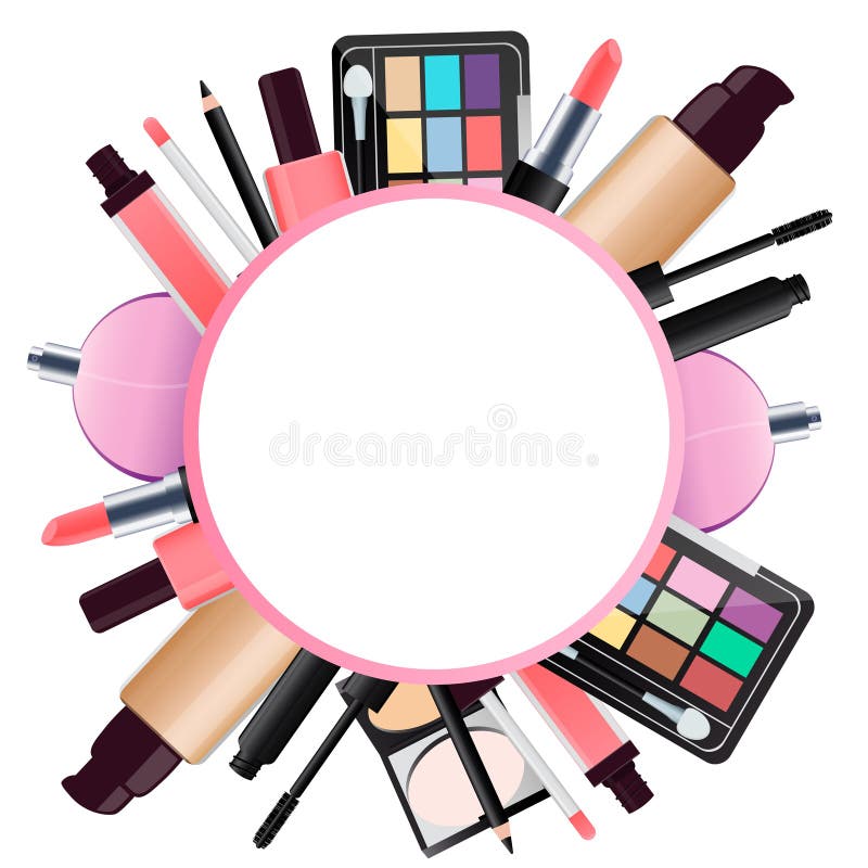 Background cosmetics stock vector. Illustration of polish - 57440128