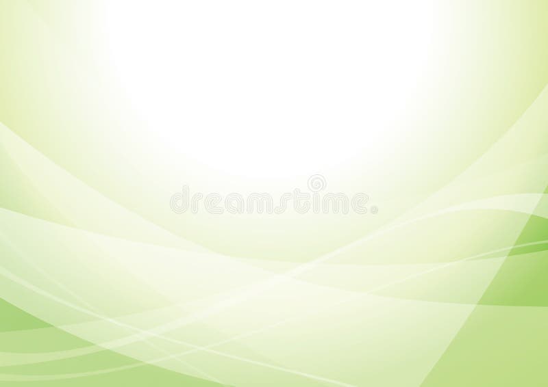 Background Curved Green Yellow Green Stock Vector Illustration of
