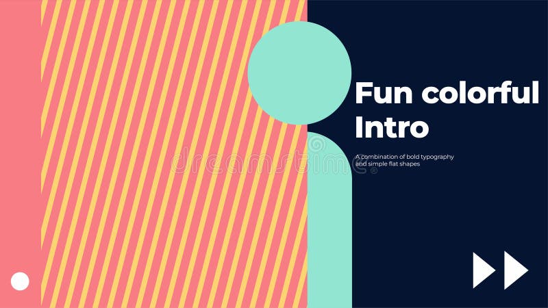 A Background design is a fun and colorful intro template. It s important not just to write what is on the image, but also to write the concept, mood, or idea behind it. Use small sentences to convey the message effectively