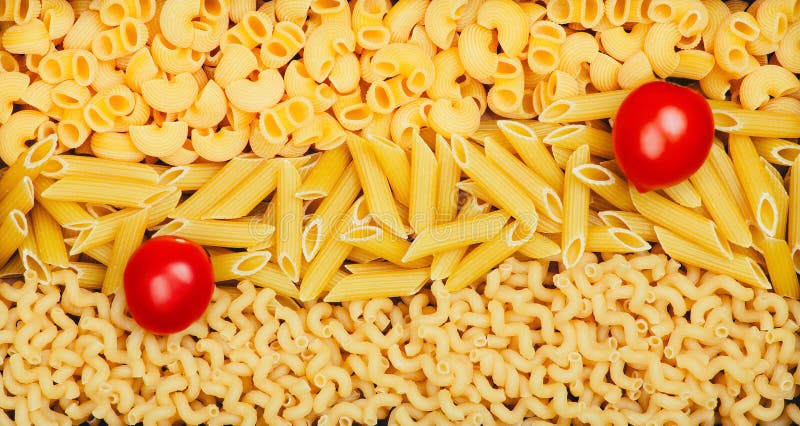 Background from different pasta types stock image Background from different pasta types stock image