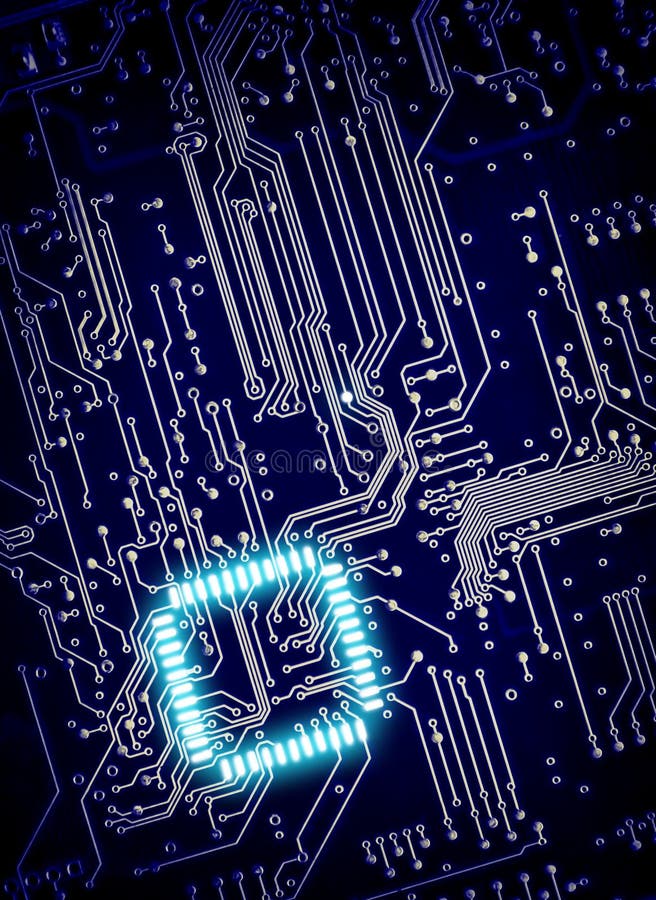 Background of digital circuit board