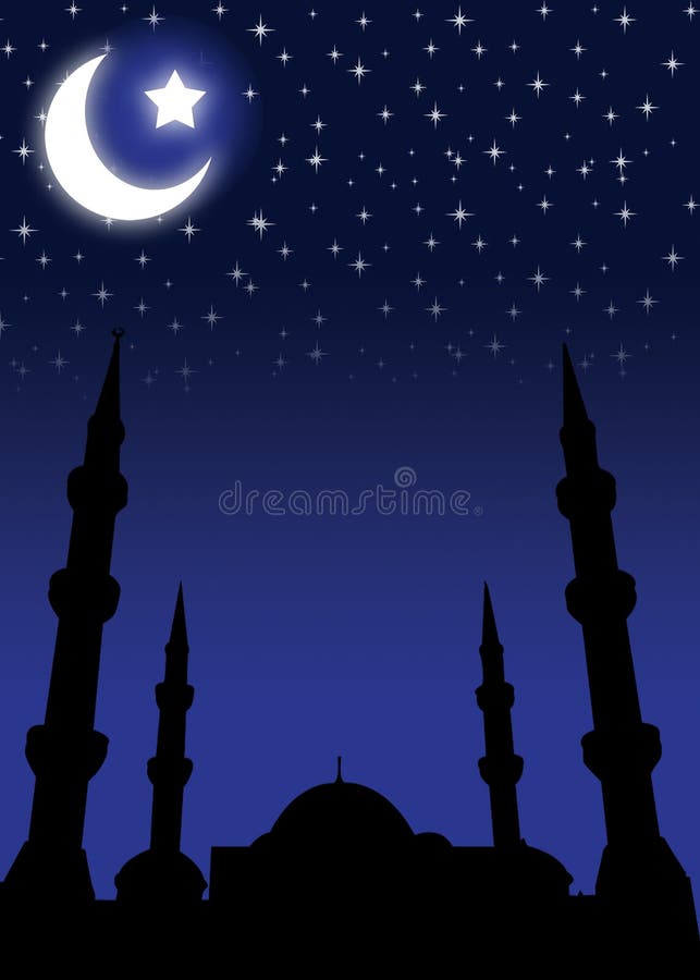 Background for Eid & Ramadan. A colorful background for Eid and Ramadan celebration